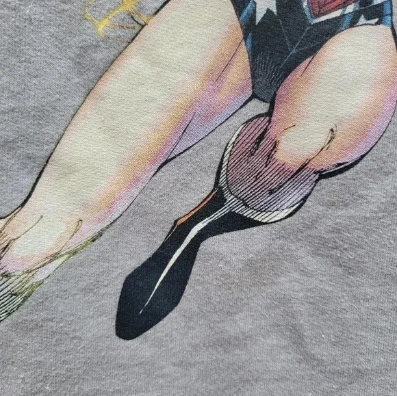 DC Comics Original Wonder Woman Long Sleeve Crew Neck Sweatshirt Size XL - Picture 4 of 4